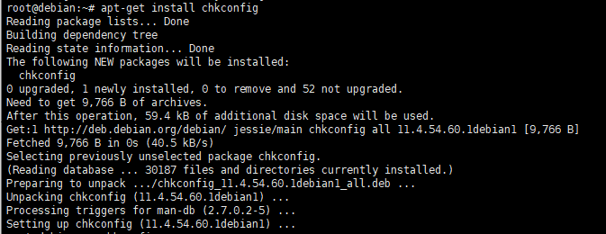 Debian8ϵͳͨchkconfig鿴